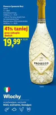 Lidl Wino musujące Prosecco Spumante Brut oferta