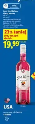 Lidl Wino Carlo Rossi Refresh Cherry & Honey oferta