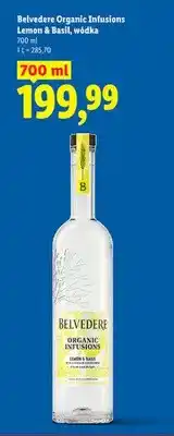 Lidl Wódka Belvedere Organic Infusions Lemon & Basil oferta