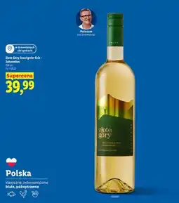 Lidl Wino białe Złote Góry Souvignier Gris - Johanniter oferta