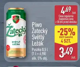 ALDI Piwo Zatecky oferta