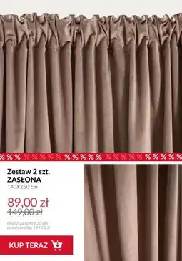 Homla Zasłona 2-pak oferta