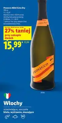 Wino musujące Prosecco Allini Extra Dry