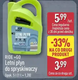 ALDI Płyn do spryskiwaczy Ride + Go oferta