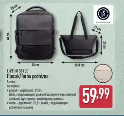 ALDI Torba podróżna Live in style oferta