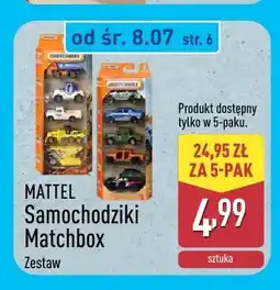 ALDI Samochodziki Matchbox Mattel 5-pak oferta
