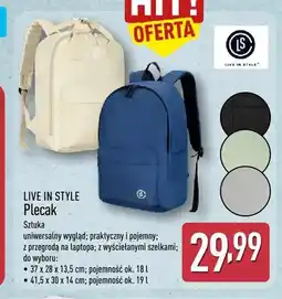 ALDI Plecak Live In Style oferta