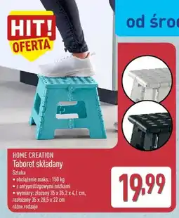 ALDI Taboret składany Home Creation oferta