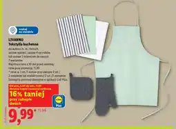 Lidl Tekstylia kuchenne Livarno oferta