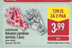 ALDI Rękawice ogrodowe damskie Gardenline 2-pak oferta