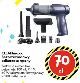 Tedi Bezprzewodowy odkurzacz ręczny CLEANmaxx oferta