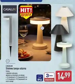 ALDI Stołowa lampka solarna CASALUX oferta