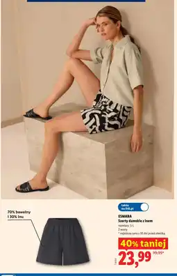 Lidl Szorty damskie Esmara oferta