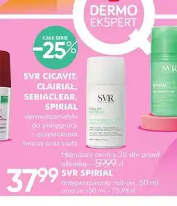 SuperPharm Antyperspirant roll-on SVR Spirial oferta