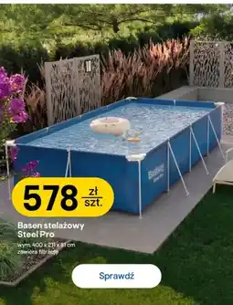 Castorama Basen stelażowy Bestway Steel Pro oferta