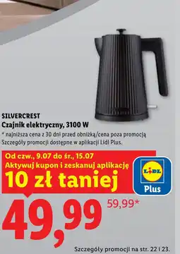 Lidl Czajnik elektryczny SilverCrest oferta