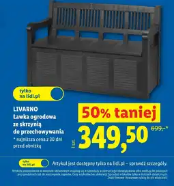 Lidl Ławka Livarno oferta