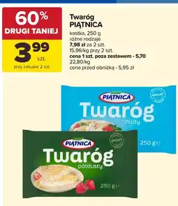 Carrefour Twaróg chudy Piątnica oferta