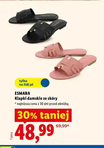 Lidl Klapki damskie Esmara oferta