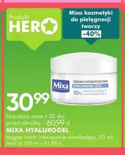 SuperPharm Krem intensywnie nawilżający Mixa Hyalurogel oferta