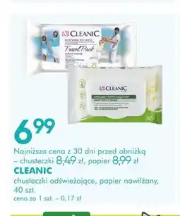 SuperPharm Chusteczki odświeżające Cleanic Travel Pack oferta