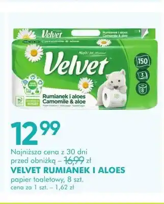 SuperPharm Papier toaletowy Velvet Rumianek i Aloes oferta