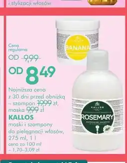 SuperPharm Szampon do włosów Kallos Rosemary oferta