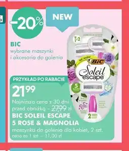 SuperPharm Maszynka do golenia dla kobiet BIC Soleil Escape 5 Rose & Magnolia oferta