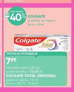 SuperPharm Pasta do zębów Colgate Total Original oferta