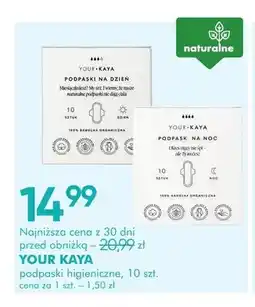 SuperPharm Podpaski higieniczne Your Kaya na noc oferta