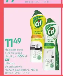 SuperPharm Mleczko do czyszczenia Cif Cream Original oferta