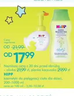 SuperPharm Oliwka pielęgnacyjna HiPP Babysanft oferta