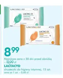 SuperPharm Chusteczki do higieny intymnej Lactacyd Antibacterial oferta