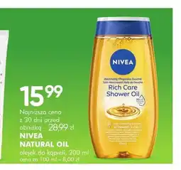 SuperPharm Olejek do kąpieli Nivea Natural Oil oferta