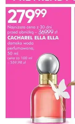 SuperPharm Woda perfumowana damska Cacharel Ella Ella oferta