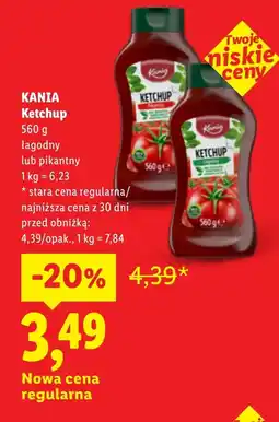 Lidl Ketchup Kania oferta