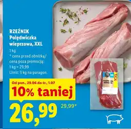 Lidl Polędwica wieprzowa Rzeźnik oferta
