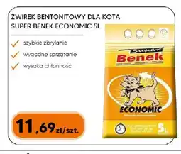 Hipper.pl Żwirek bentonitowy dla kota Super Benek Economic oferta