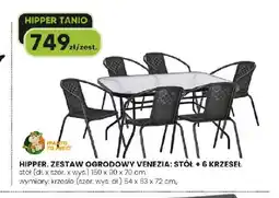 Hipper.pl Zestaw ogrodowy Venezia stół + 6 krzeseł Hipper oferta
