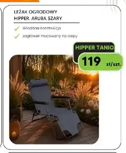 Hipper.pl Leżak ogrodowy Hipper Aruba szary oferta