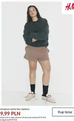H&M Szorty dżersejowe bez zapięcia H&M oferta