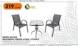 Hipper.pl Zestaw balkonowy Verona stolik + 2 fotele Hipper oferta