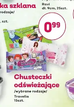 Bliski Chusteczki odświeżające Travella oferta