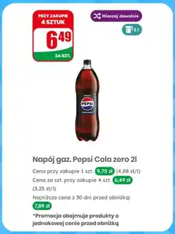 Dino Napój gazowany Pepsi Cola Zero oferta