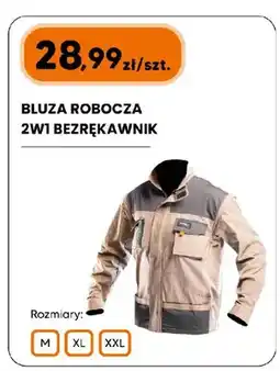 Hipper.pl Bluza robocza 2w1 bezrękawnik oferta
