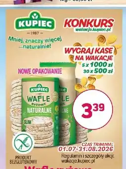 Bliski Wafle ryżowe naturalne Kupiec oferta