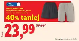 Lidl ESMARA/ESMARA MEN Szorty oferta