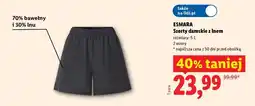 Lidl ESMARA Szorty damskie z lnem oferta