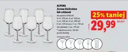 Lidl ALPINA Zestaw kieliszków lub szklanek oferta