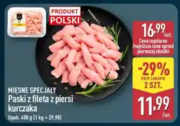 ALDI Paski z fileta z piersi kurczaka oferta